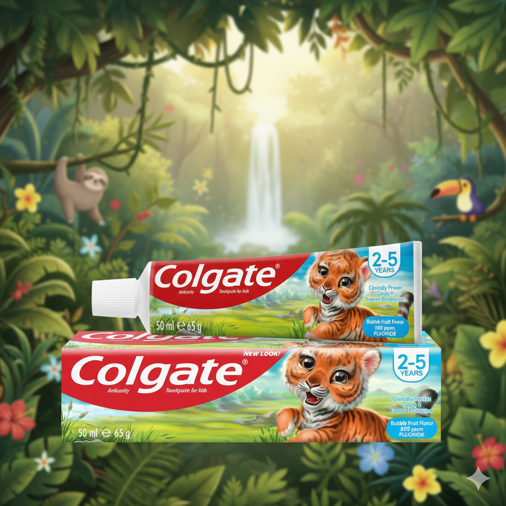 Colgate Kids Anticavity Toothpaste – Bubble Fruit 2-5 Years (50ml)