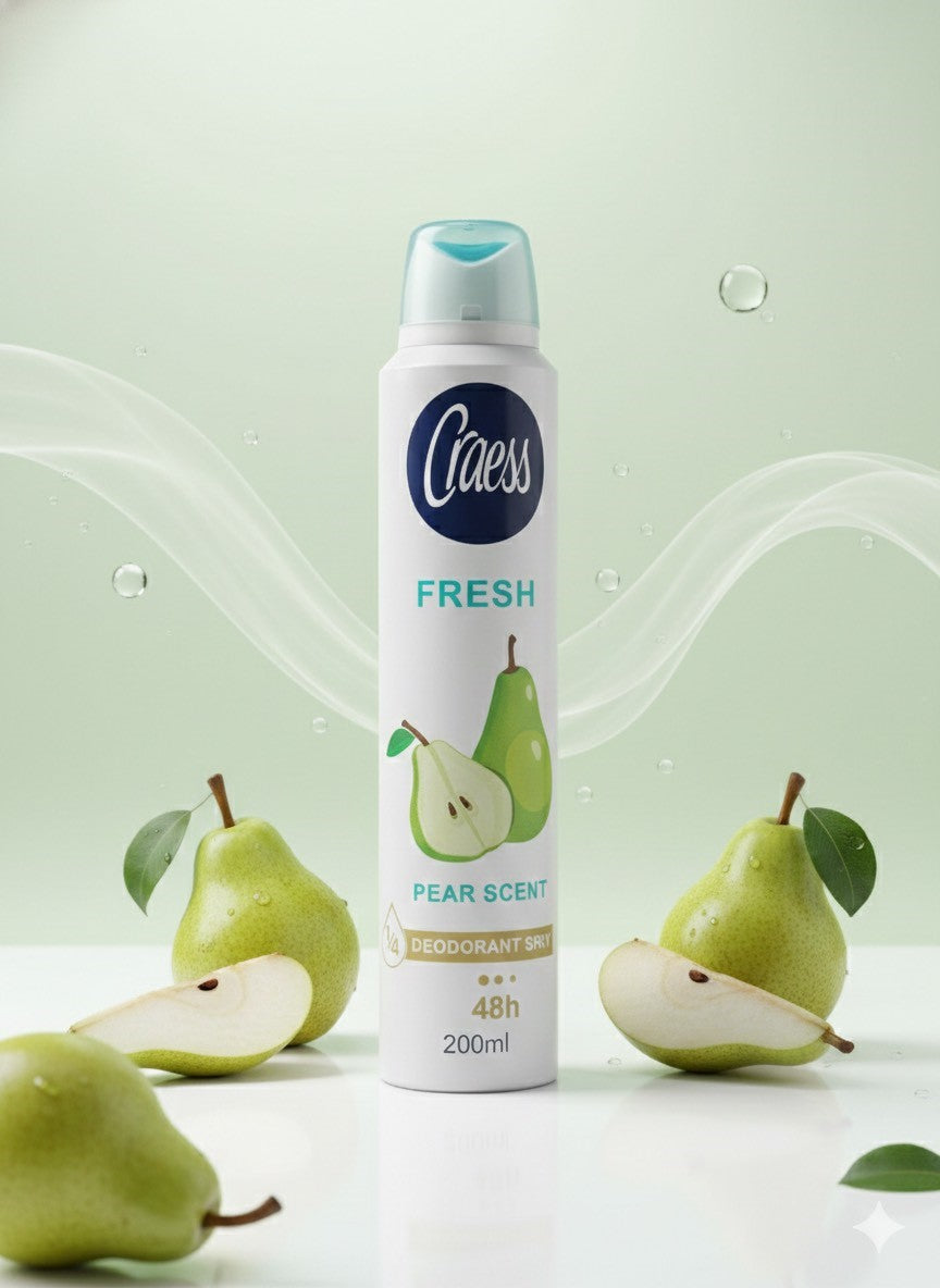 CRAESS DEODORANT PEAR SCENT 200 ML