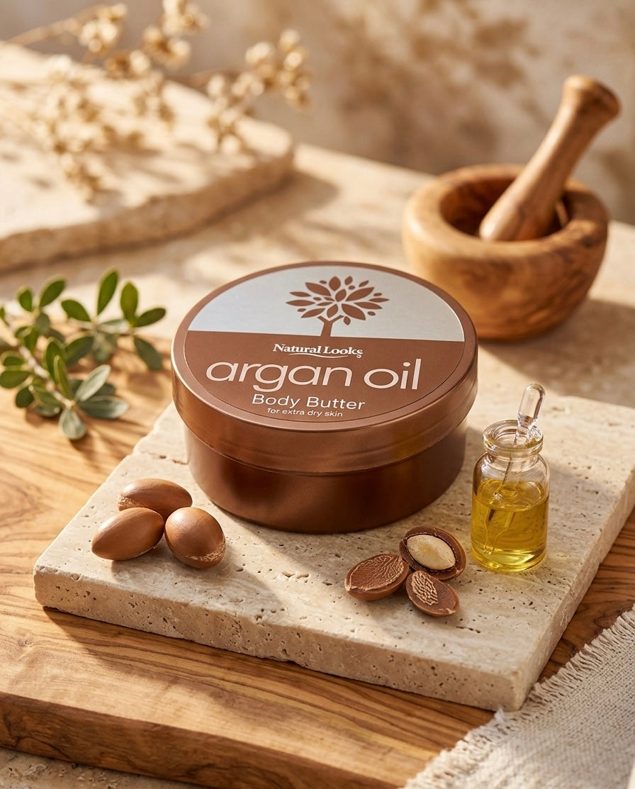 Natural looks - Argan Oil Body Butter for extra dry skin