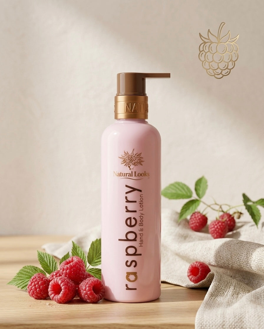 Natural looks - Raspberry Hand & Body Lotion