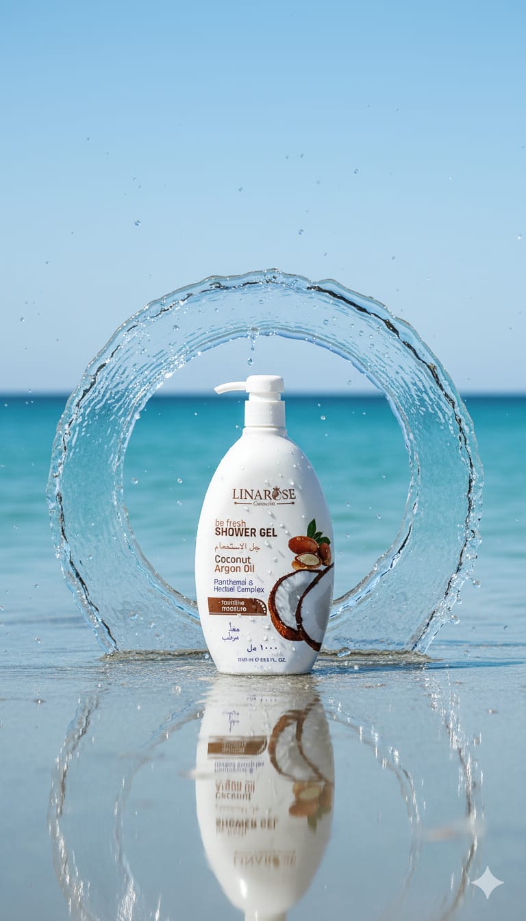 LINA ROSE SHOWER GEL COCONUT & ARGAN OIL 1000ML