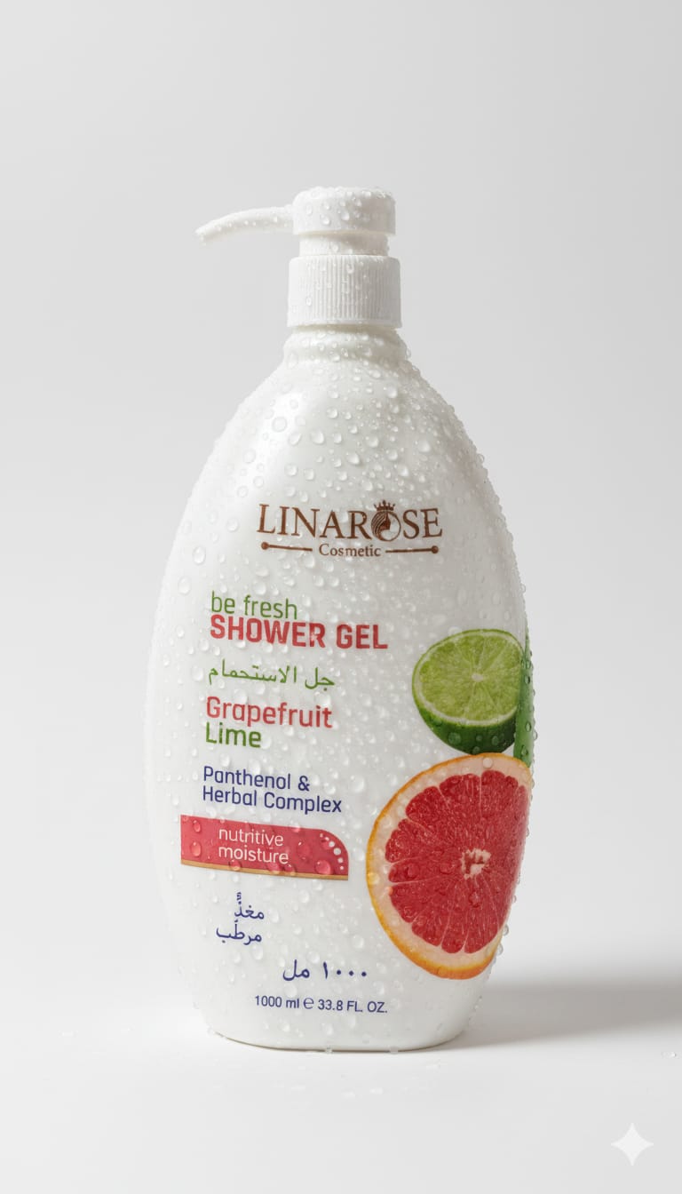 LINA ROSE SHOWER GEL GRAPEFRUIT& LIME 1000ML