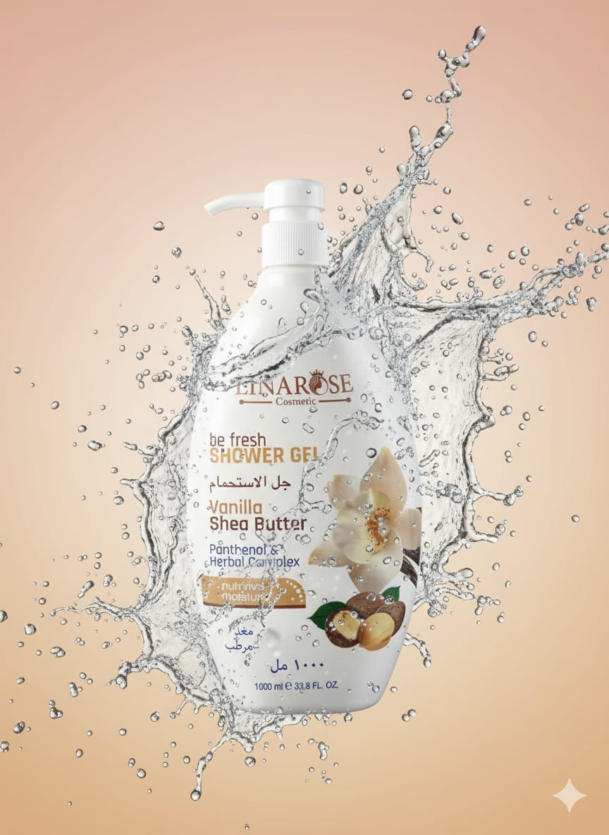 LINA ROSE SHOWER GEL VANILLA & SHEA BUTTER 1000ML