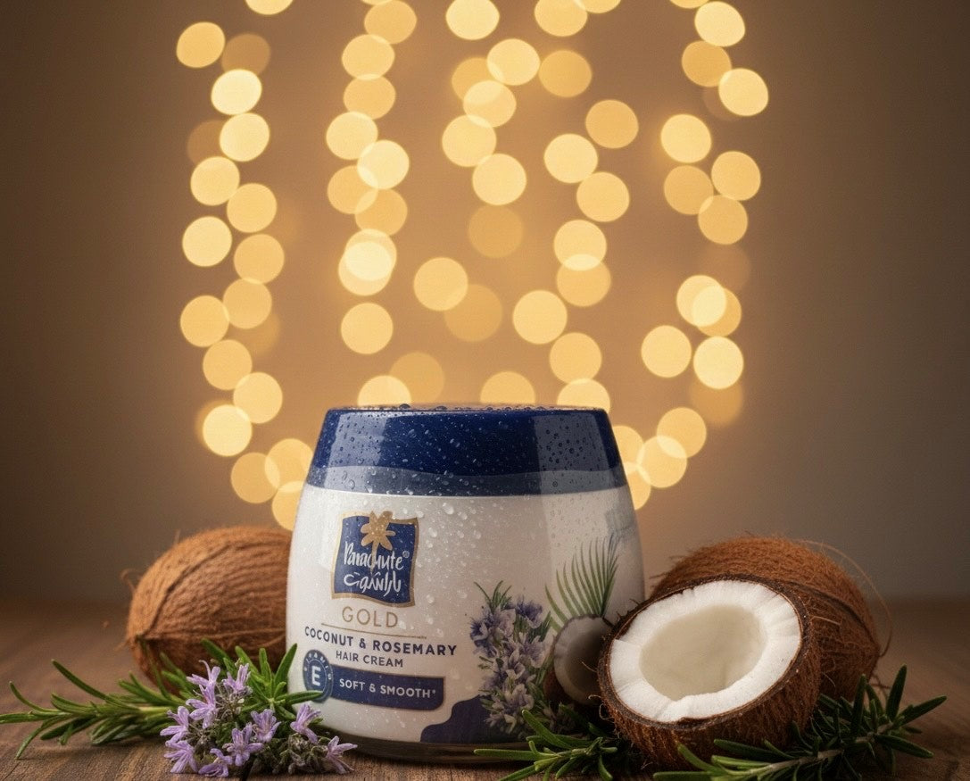 PARCHUTE HAIR CREAM VITAMIN E COCONUT& ROSEMARY 140ML